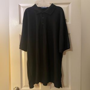 Men’s port authority black polo